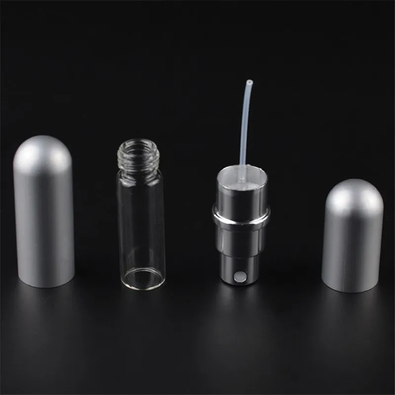 5 шт./лот мл многоразовая портативная мини-флакон для духов и Алюминиевый