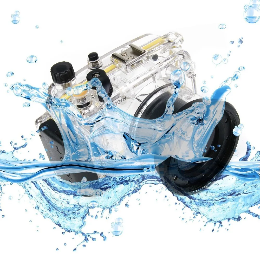 Mcoplus 40 м 130 футов Водонепроницаемый чехол для подводной камеры Sony DSC RX100 II|underwater