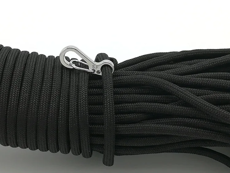 10PCS EDC Keychain Spring Clasps Climbing Carabiners Camping Bottle Hooks Paracord buckle Accessorie Tactical Survival Gear - Цвет: Silver