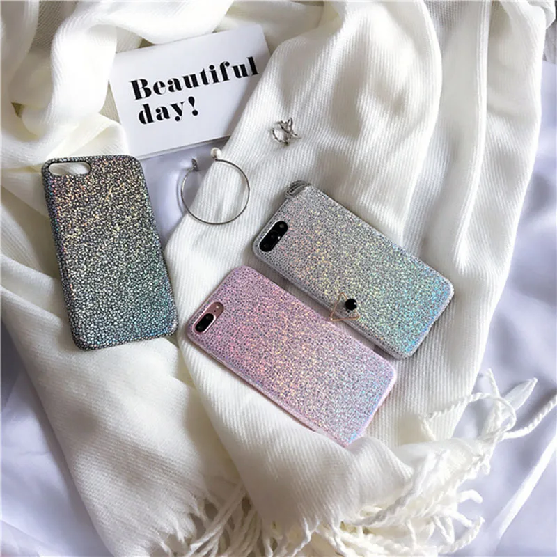 Русалка корковых линии для iPhone 7 кожаный чехол 6splus Мягкая обложка Bling Apple Plus
