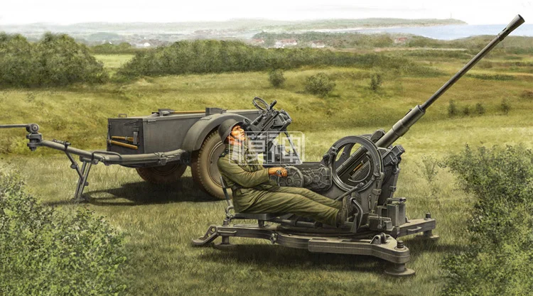 1:35 Германия 2cmFlak38 анти-самолет артиллерийский пистолет анти-авиационный Модель