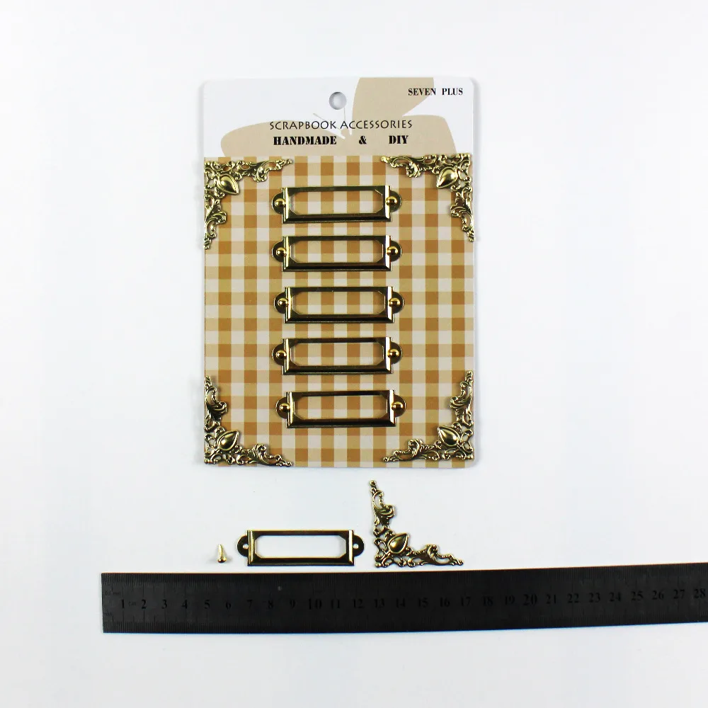 Бесплатная доставка 6 карт/партия винтажная бронза/серебро/золотая