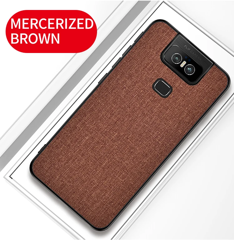 Роскошный тканевый чехол для Asus Zenfone 6 ZS630KL, кожаный мягкий чехол из ТПУ, Жесткий Чехол из поликарбоната Для Zenfone 6, противоударный чехол