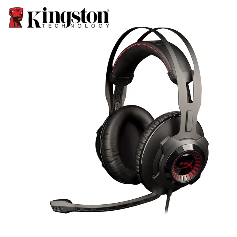 Оригинальный Kingston HyperX Cloud Revolver игровая гарнитура Черные наушники с микрофоном