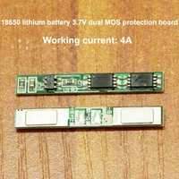 10pcslot 18650 lithium battery double mos protection board 3 7v battery protection board against overcharge and over discharge