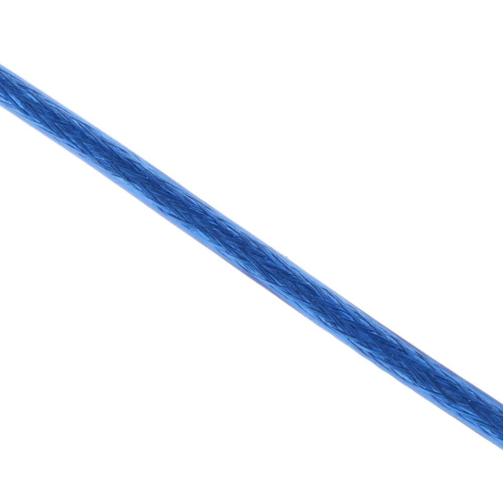

High Speed Transparent Blue USB 2.0 Printer Cable Type A Male to Type B Male Dual Shielding for 0.3m, 1m, 1.5m, 3m