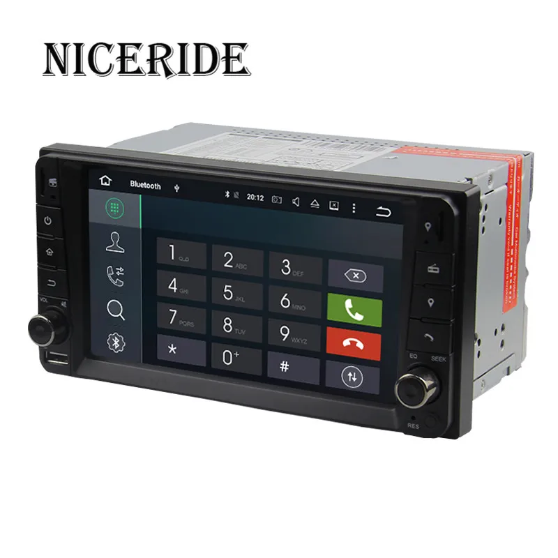 2 Din Android 8 0 7 1 автомобильный Dvd плеер Радио Стерео Gps навигация для Toyota Hilux Corolla Aversis