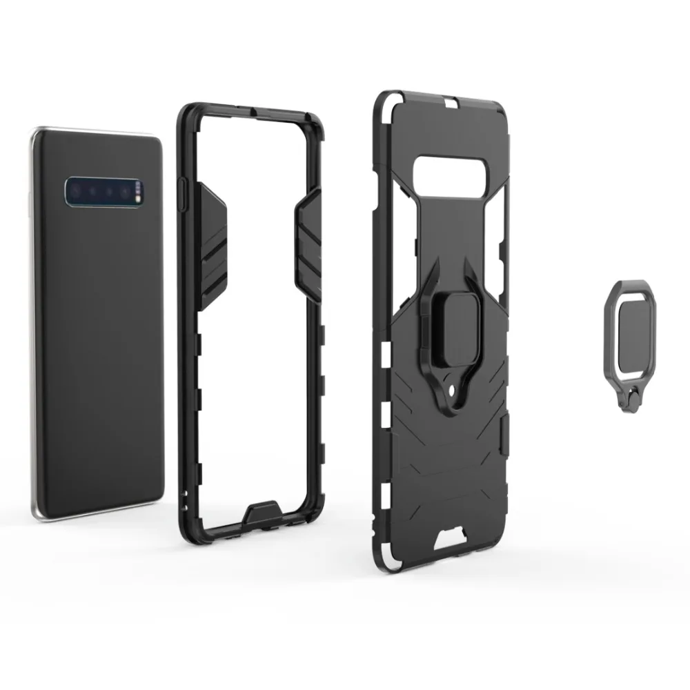 Для Samsung Galaxy S10 Plus Note 9 10 военный защитный противоударный Встроенный