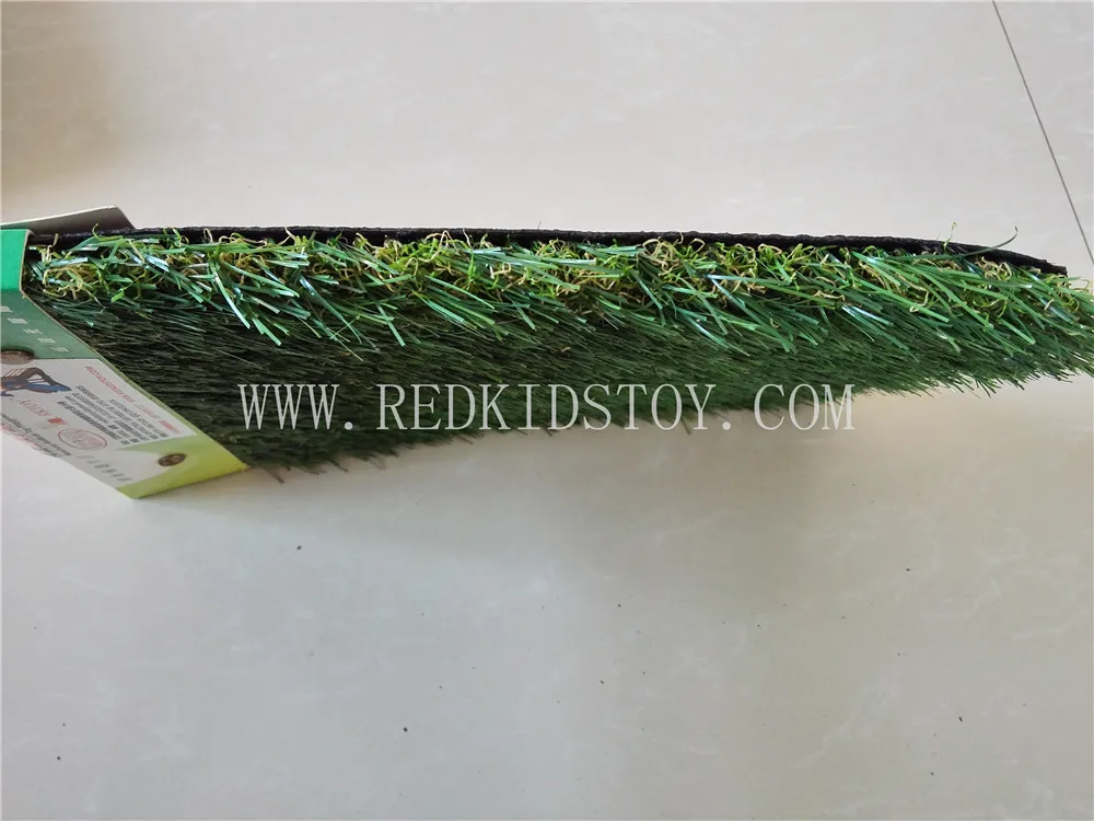 

1X1M Exported to Spain Pile Height 25mm 5 Years Quality Synthetic Grass for Park Fake Turf Anti-UV HZ-2310