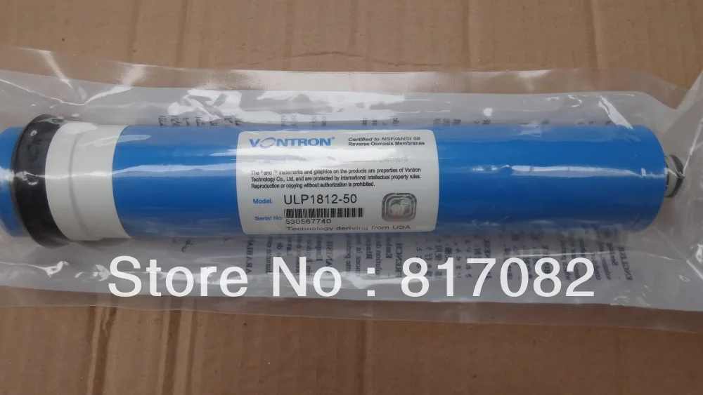 Новая упаковка Vontron 50 gpd мембрана для обратного осмоса зеркальный очиститель воды