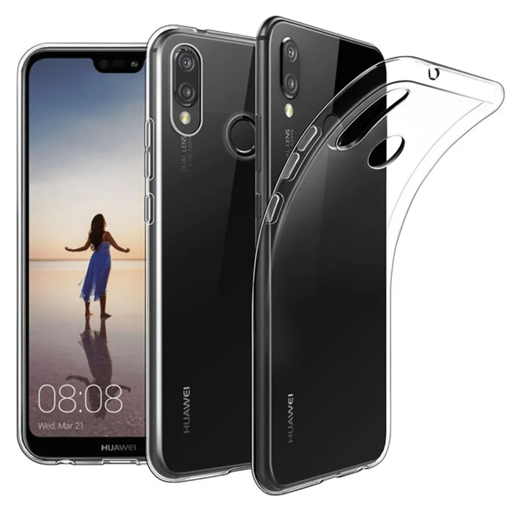 Мягкий прозрачный чехол для Huawei P30 lite P20 P40 Pro Mate 20 Lite P8 P9 Honor 8X 9 10 10i P Smart 2019 |