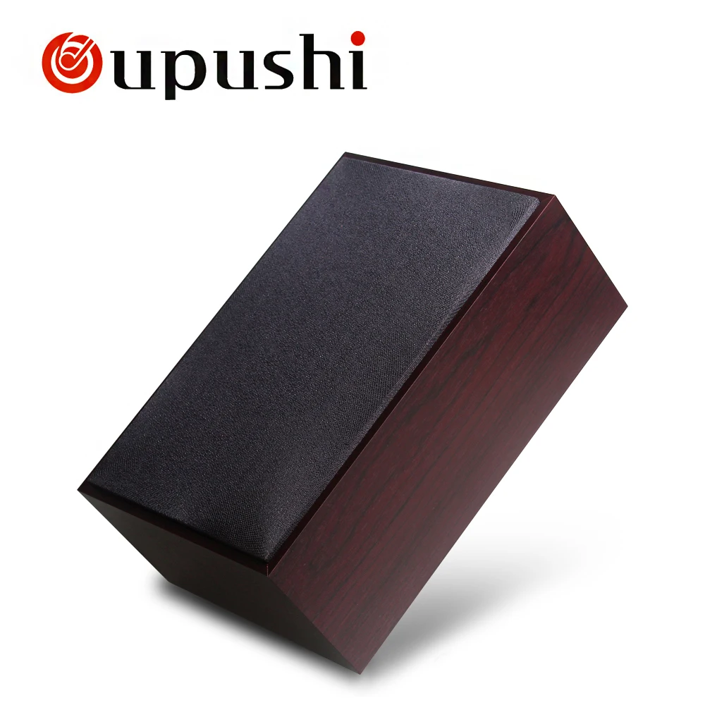 Oupushi фоновая звуковая система 10 Вт в стене/в потолке динамик 6,5 дюймов полный спектр деревянный домашний музыкальный плеер с усилителем