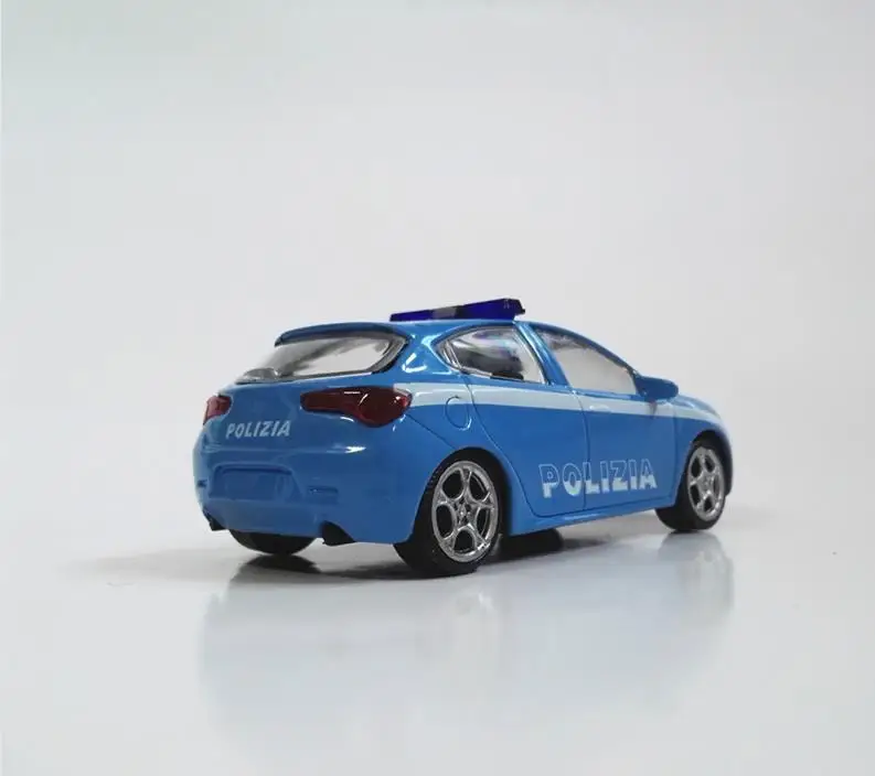 Модель автомобиля Alfa Romeo swat cop с высокой симуляцией 1:43 игрушечный автомобиль из