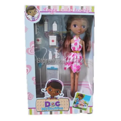 Мультфильм 10 &quot док McStuffins клиника девушки рисунок игрушка кукла рождественский