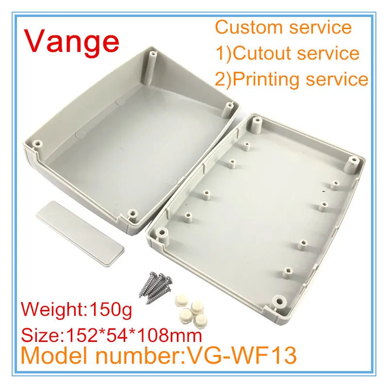 1pcs/lot extruded mold shell box 152*54*108mm ABS plastic chassis junction for electronics module PCB product | Обустройство дома