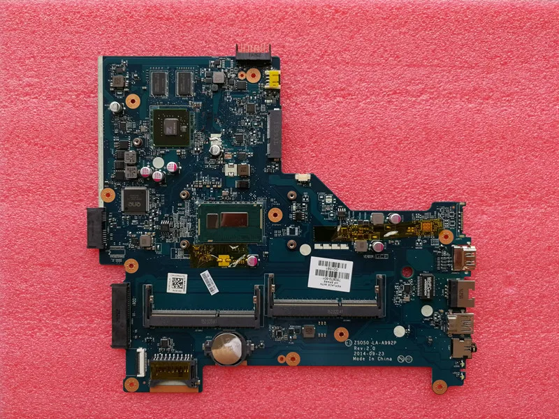 Подходит для материнской платы HP 15-R 250 G3 с i5-4210U cpu ZS050 LA-A992P 761535-501 761535-001 |