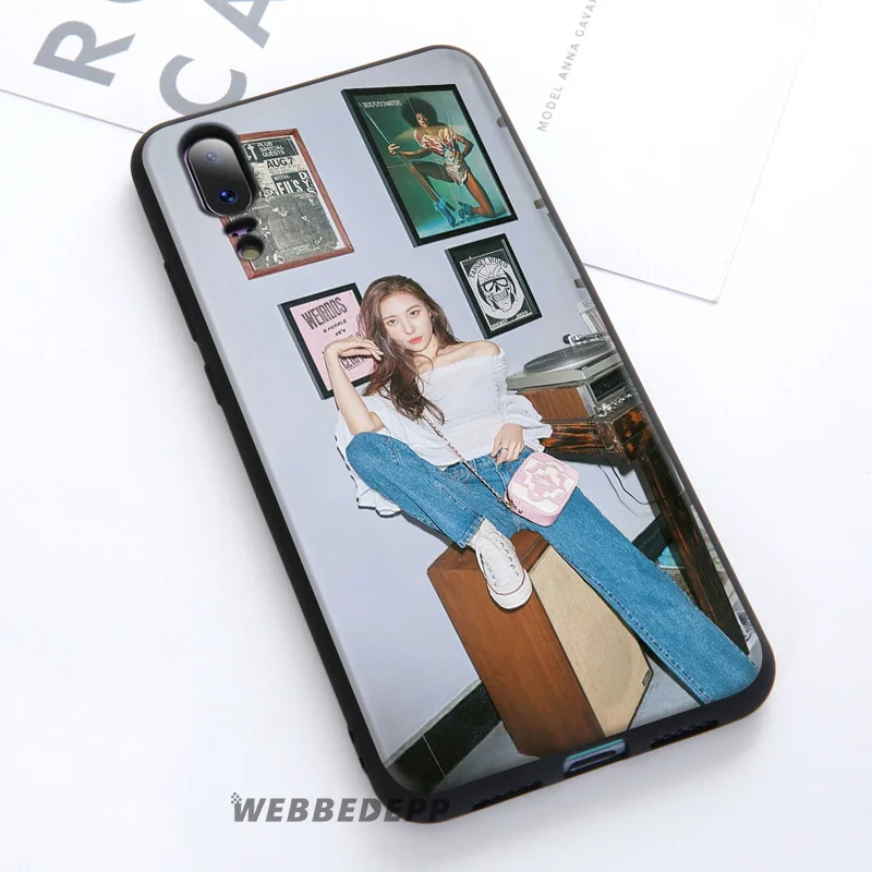 WEBBEDEPP Sunmi LEE Kpop Girl Soft Case For Huawei P30 P20 Pro P10 P9 Lite 2017 P Smart 2019 &amp Nova 3 3i Y9 |