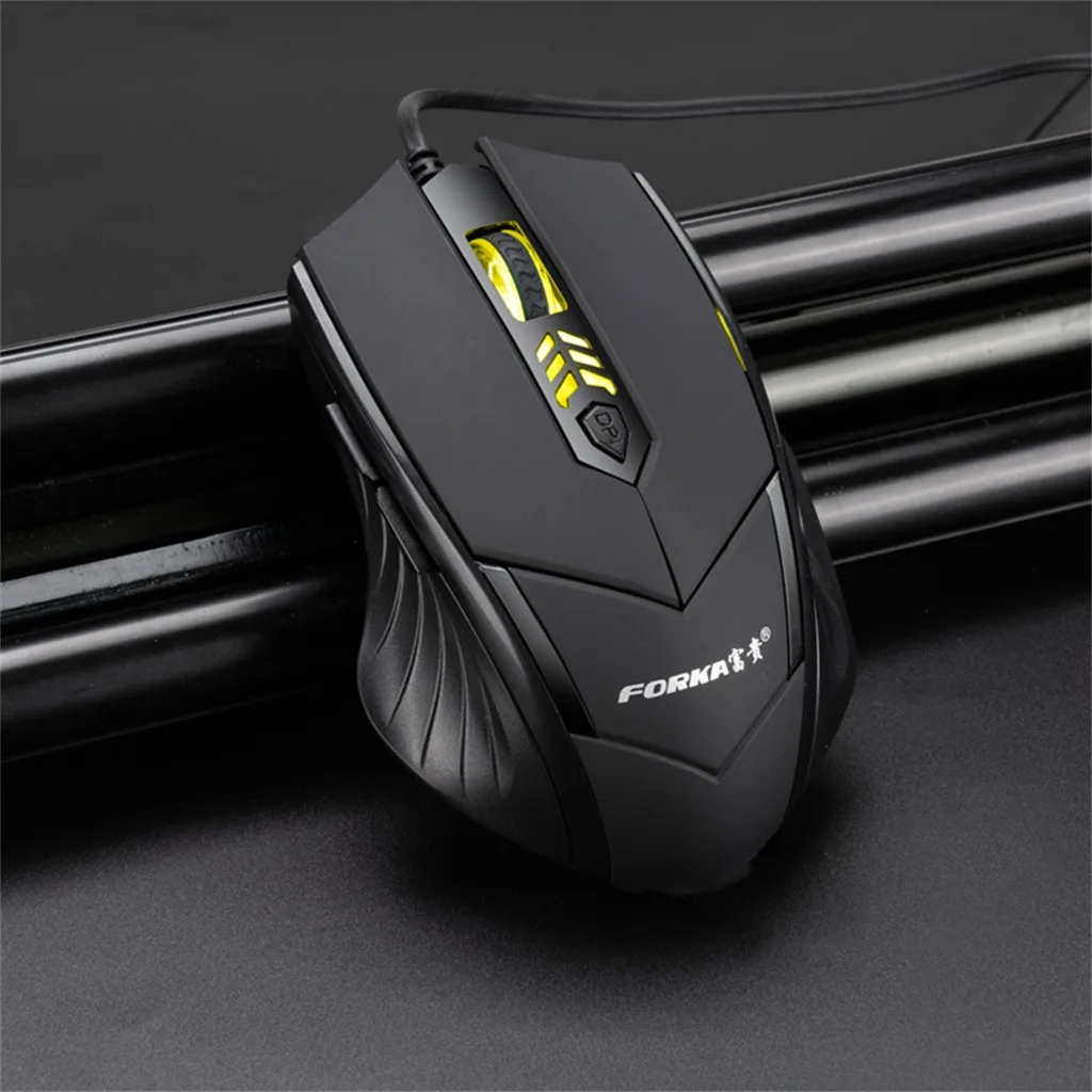 Professional Macro Game Mouse Pro LED Wired Gaming Mouse for Pc Computer Laptop Mice Adjustable 2400 DPI Silent Mause Gamer#G20