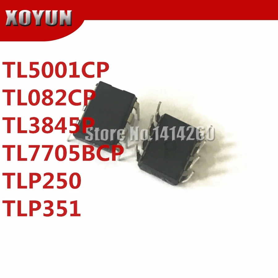 5 шт./лот TL5001CP TL082CP TL3845P tl7705bip TLP250 TLP351 DIP-8