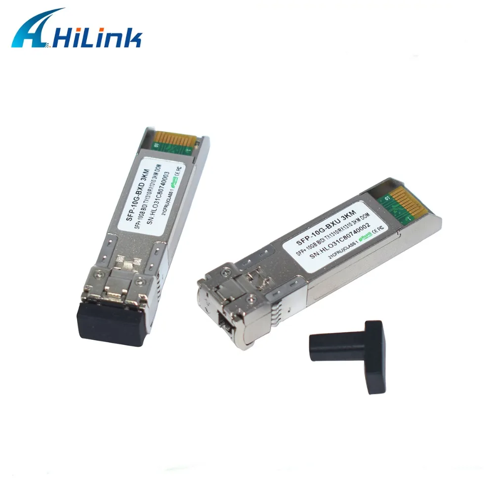 5 пар/набор hilinktech 10 ГБ/сек. для программирования в производственных условиях+ Bi-направленный приемопередатчик, 3 км 1310/1310nm 10G bidi SFP LC/оптический патч-корд, DDM