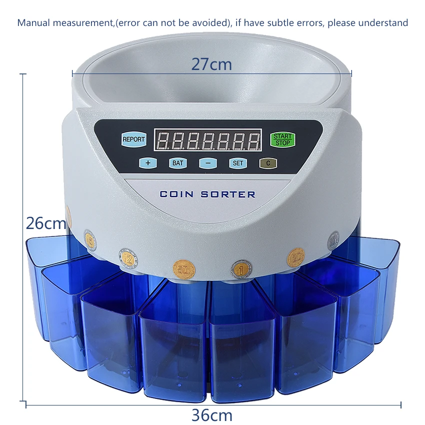 SE-900 220 V/110 V электронный счетчик монет сортировщик монет счетная машинка для денег для большинства стран монеты 200 шт/мин