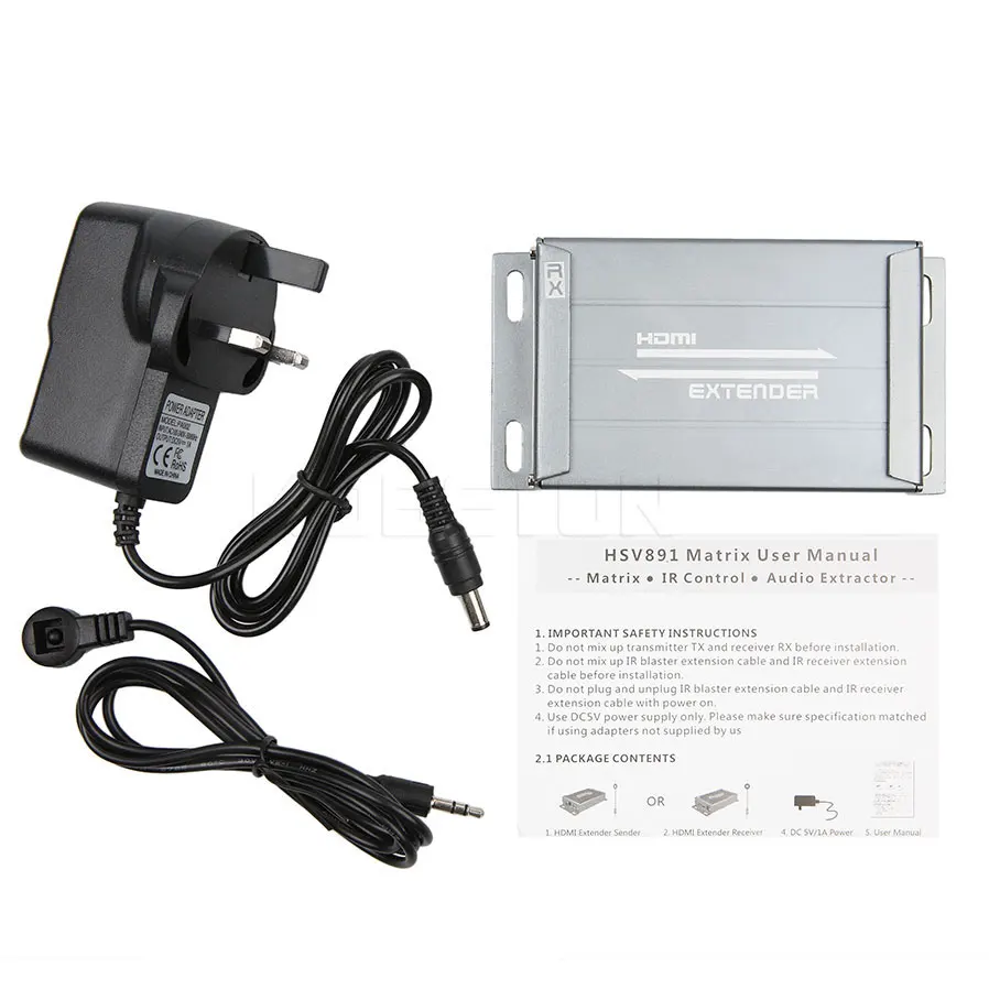 Kebidu HD 1080P HDMI совместимый удлинитель TX/RX 150 м через IP локальную сеть с ИК CAT6 RJ45 Ethernet