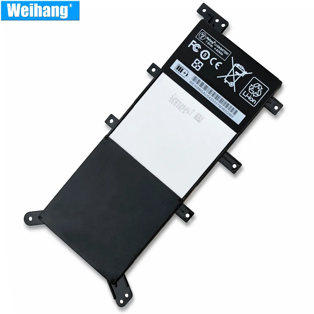 7 6 V 37WH 4900mAh Weihang C21N1347 Аккумулятор для ноутбука ASUS A555 A555L F554 F554L F555 F555L FL5500L