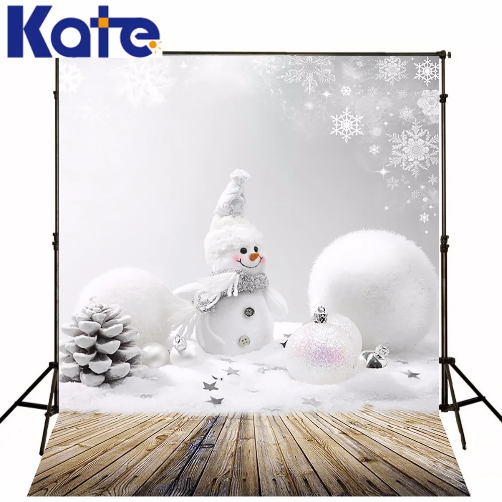 KATE 5x7ft детей рождественский фон для дома Boneco De Neve фон болы Navidad фоновая декорация с дощатым полом для фотосессии новорожденных