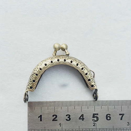 5 см мини размер 4 вида цветов металлический кошелек рамка внахлест застежка рот