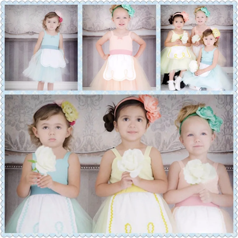 Summer Princess Alice dress girl Baby tutu Party Dresses Kids Belle Cinderella A-Line vestidos festa infantil clothing |