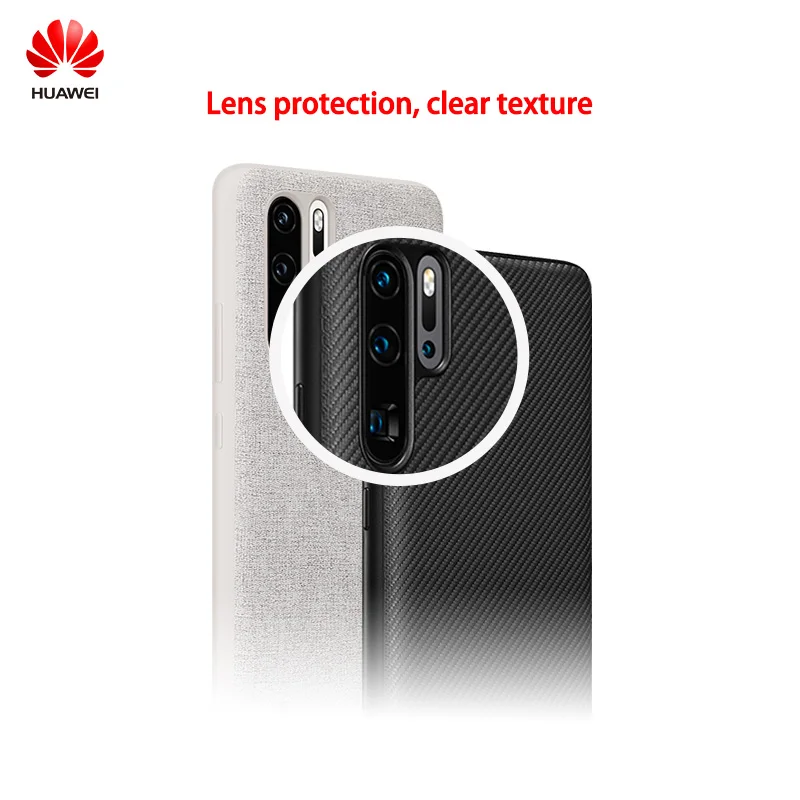 Huawei Официальная кожа телефон Защитный чехол из ПУ для задней крышки совместное дизайн с Leica для P30/P30 Pro