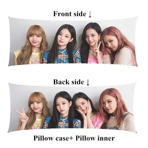 picture Новые kpop Jennie Kim длинные подушки с внутренней корейской девушки BLACKPINK подушка тела на заказ - Цвет: picture