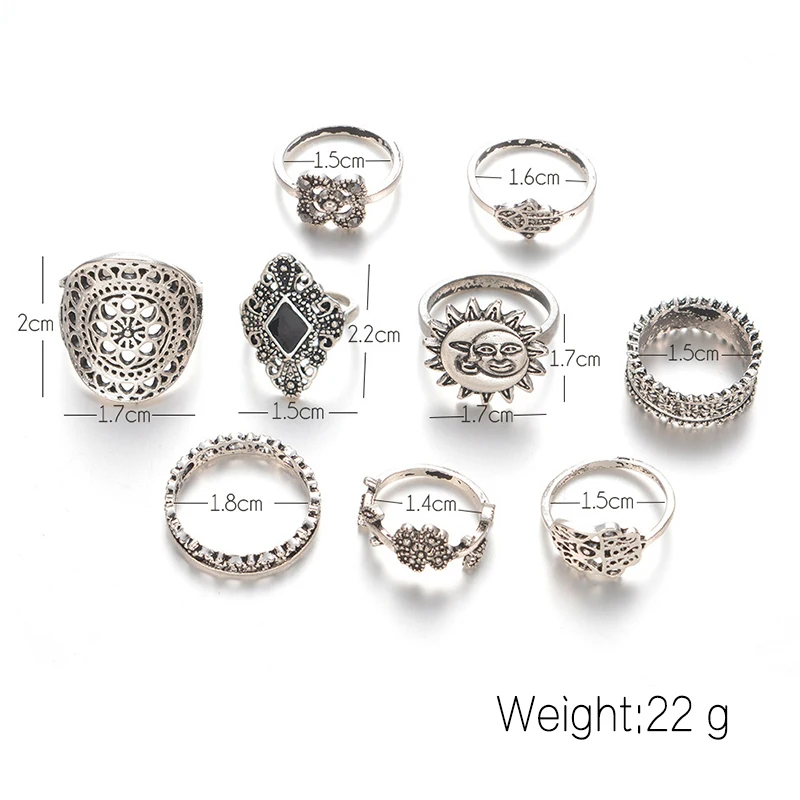 9 шт./компл. Леди Кольца комплект нижнего белья с открытой Farama платья Элегантное