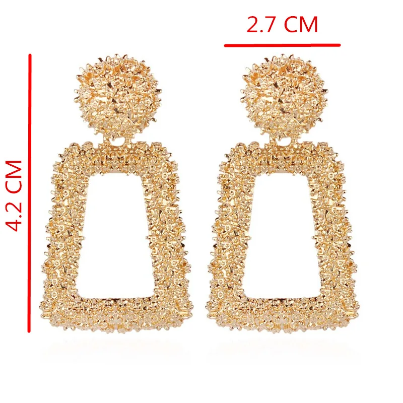 Женские винтажные серьги Boucle d'oreille Brincos сережки золотого цвета с