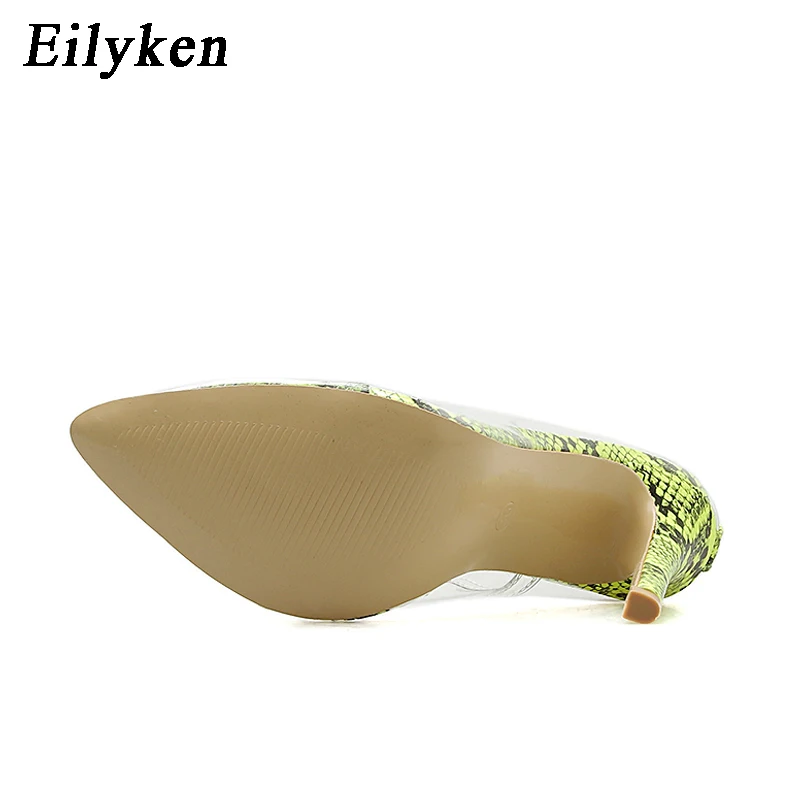 Eilyken/женские туфли-лодочки 2022 г. Пикантные Прозрачные Свадебные Вечерние туфли на
