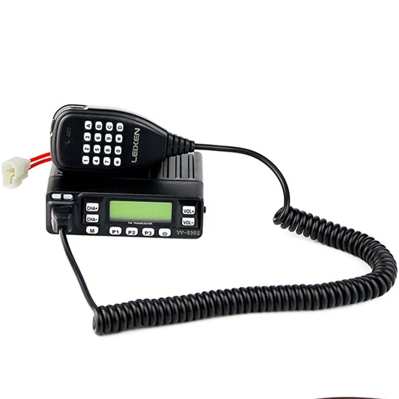 Профессиональный LEIXEN VV-898S VHF/UFH двухдиапазонный Мини Мобильный/автомобильный радиоприемник 144-430 МГц Высокая мощность 25 Вт/10 Вт/4 Вт Мощность CTCSS/DCS для гонок