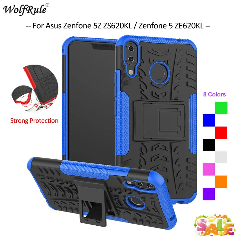 Чехол для Asus Zenfone 5Z ZS620KL Для 5 ZE620KL ТПУ и PC защитный бампер чехол 6 2''|Бамперы| |