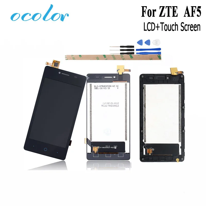 Ocolor для zte Blade AF5 ЖК дисплей и сенсорный экран с рамкой 4 5 &quotзамена дигитайзера +