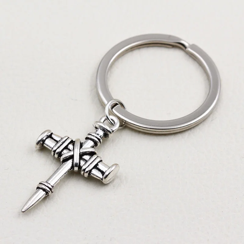 XCHARMS модная креативная новинка подарок крест подвеска брелки кольца сделай сам