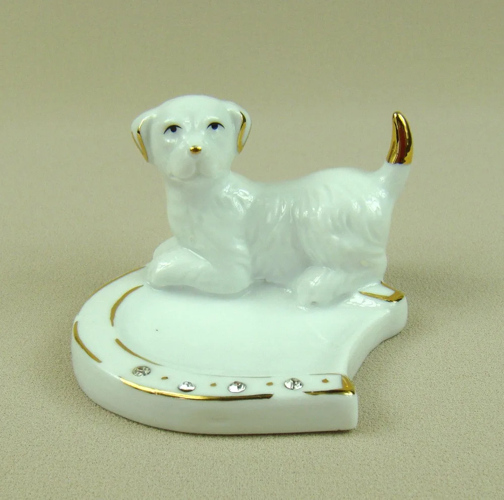 Фарфоровый лабрадор ретривер блюдо для украшений декоративная керамика