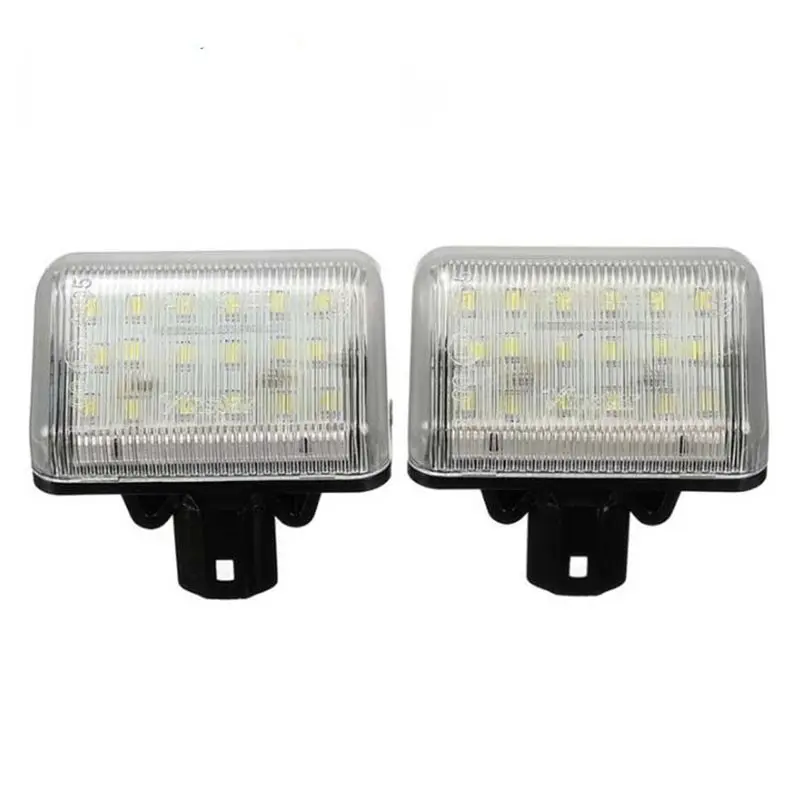 

Hot Selling LED Car License Plate Light Lamp For Mazda CX-5 CX-7 Speed6 12V 2Pcs White Number Plate Lamp Bulb