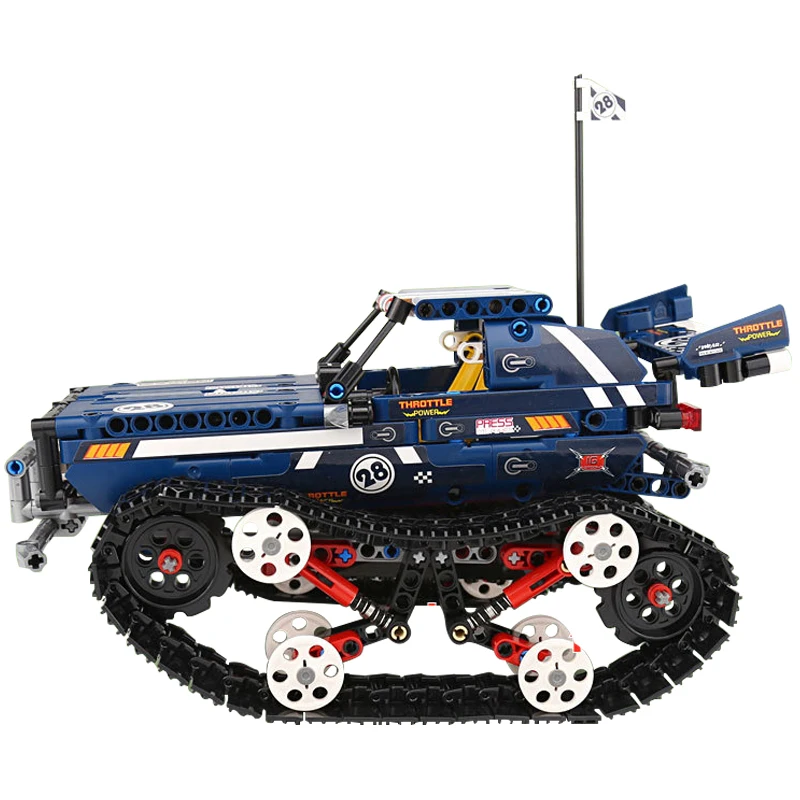 Technic City электрический скалолазание внедорожный автомобиль 2,4 г ручка дистанционного управления строительные блоки игрушки
