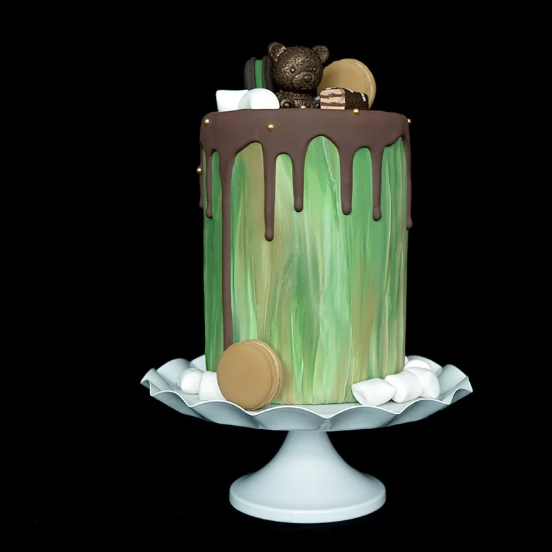 LBER Sweetgo Свадебный поднос для торта, подставка для кекса, инструмент для торта, аксессуар, водонепроницаемая тарелка, инструмент для выпечки, вечерние украшения торта