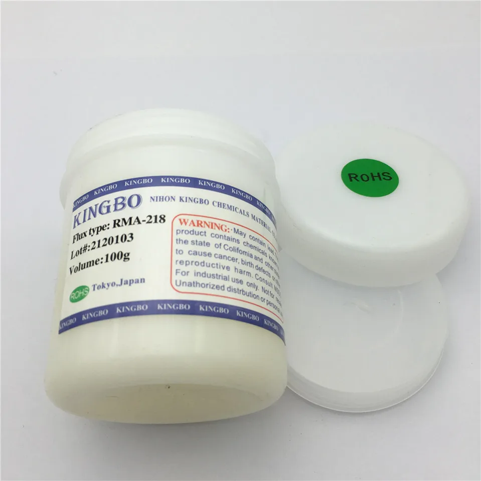 Аксессуары для ремонта реболлинга и пайки KINGBO RMA-218 100g BGA белый цвет | Инструменты