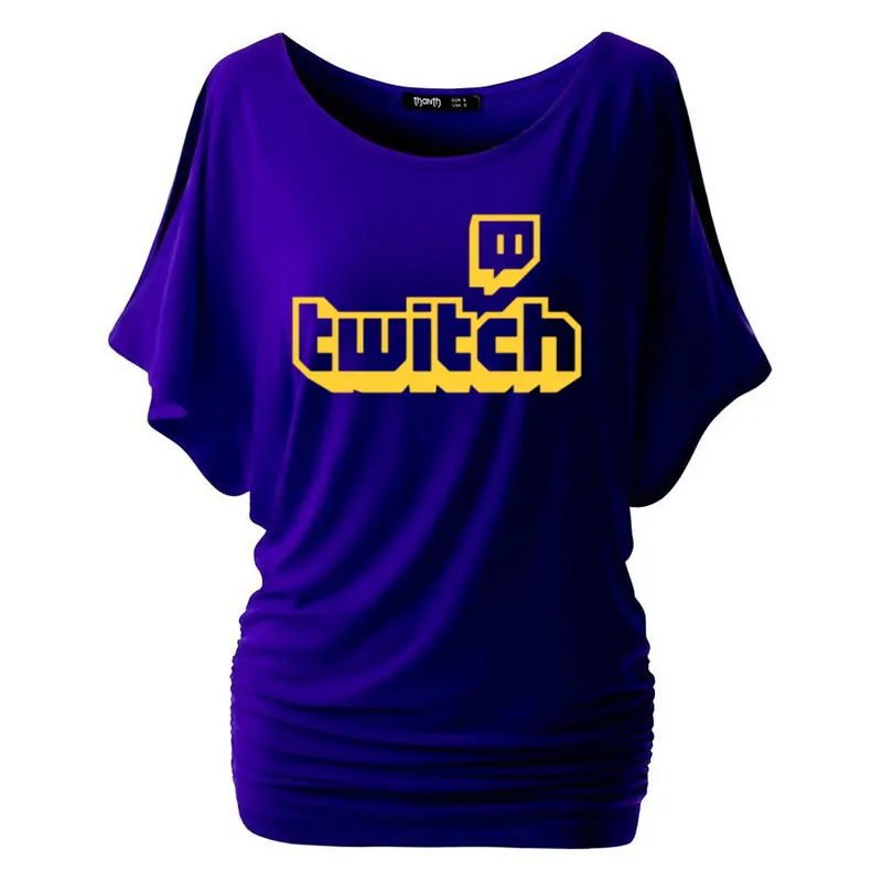 Twitch ТВ футболка игровой Топ Мужская геймер Fan Gifts короткий рукав с регулирующей
