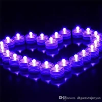 new arrival waterproof led submersible candles tealight lamp fish tank vase decor lighting for wedding birthday party bar decora