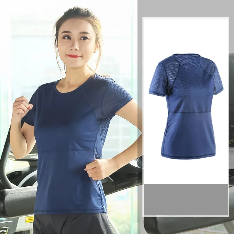 Women Plus Size Fitness Shirts Workout Mesh Sports T Shirt Quick Dry Running Gym Breathable Yoga Tops L-XXXXL | Спорт и развлечения