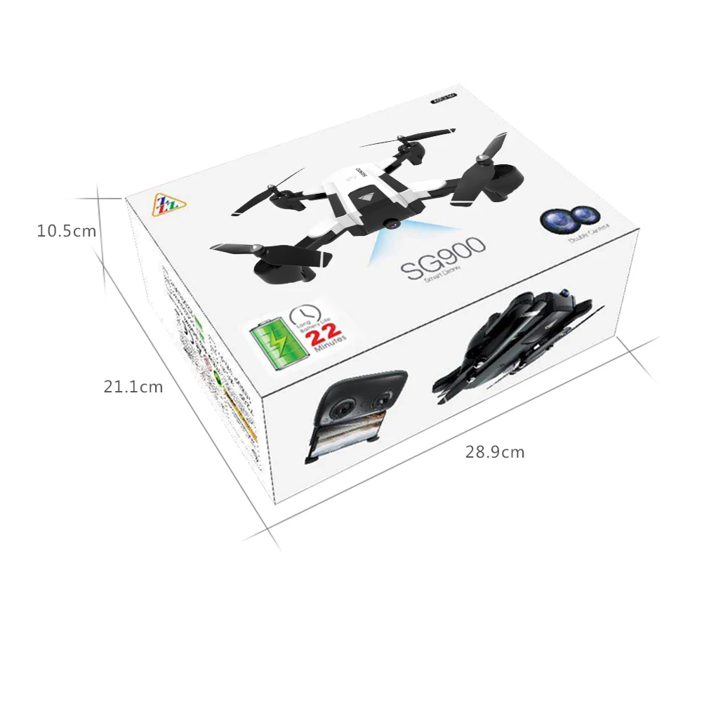 SG900 WiFi FPV складной Дрон с двойной камерой 720P HD Оптическое положение потока белый цвет