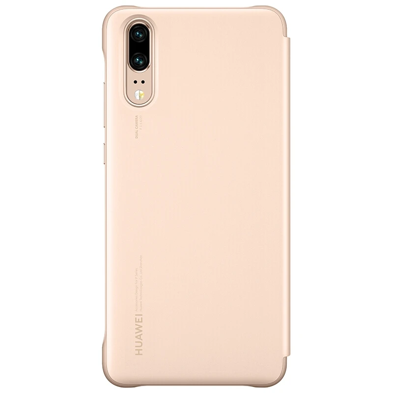 Брендовый Официальный чехол для Huawei P20 / Pro умный флип /Pro оригинальный зеркальный