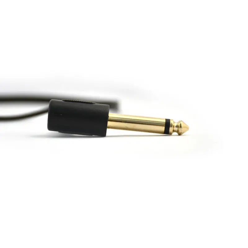 DANSPEED 6 35 мм Мужской стерео 2*6 1/4 &quotМужской разъем TRS правый угол Y сплиттер аудио